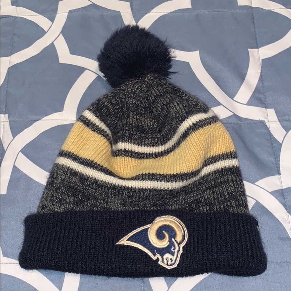 St. Louis rams beanie